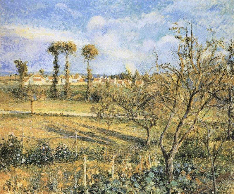 Camille Pissarro Sunset